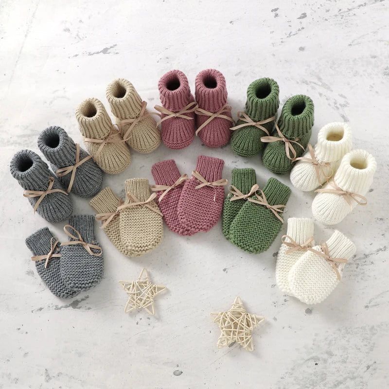 Booties & Mittens – Miękkie i ciepłe – zestaw rękawiczek i bucików