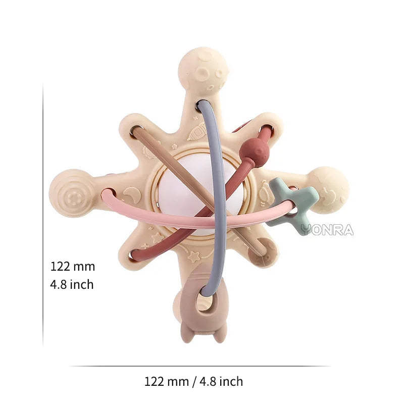 Sensory Rattle Ball™ – Zabawa z miękkim chwytem – Silikonowe gryzaki dla niemowląt