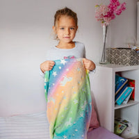 Thumbnail for Mini Fashion™ - Świecący koc z ogonem syreny - Śpiwór syrenka