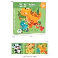 Thumbnail for Magnetic Puzzle Book™ – Zabawa z przyjaciółmi zwierząt – Magnetyczna książka z puzzlami