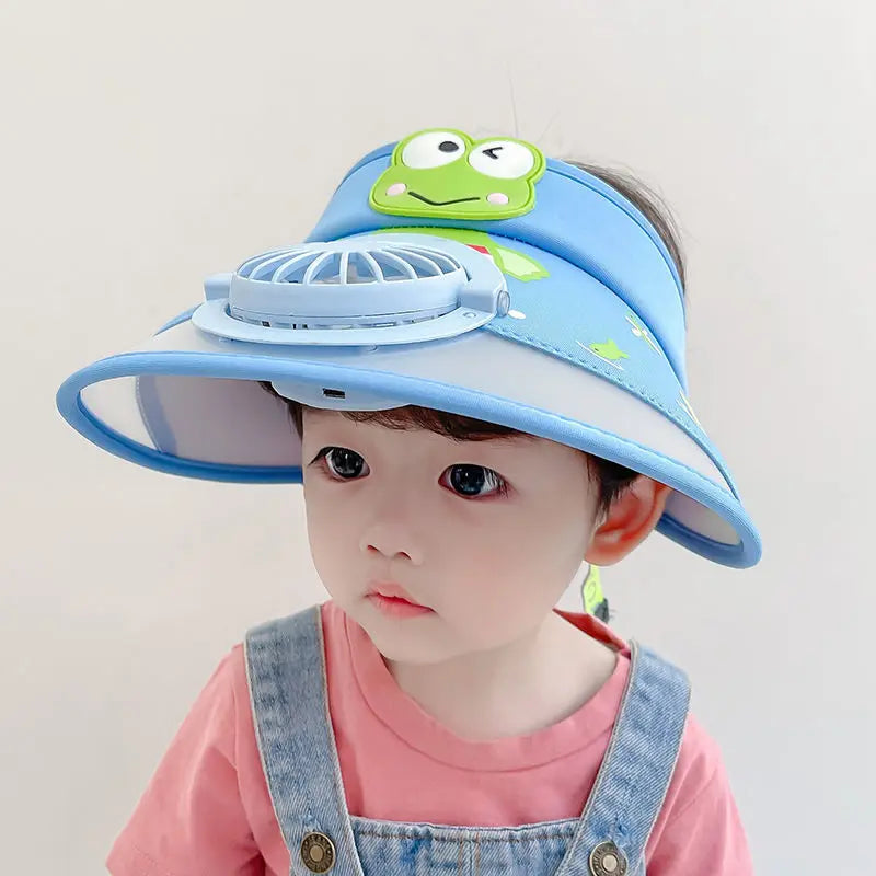 Mini Fashion™ - Kapelusz z wentylatorem - Czapeczka dla dzieci
