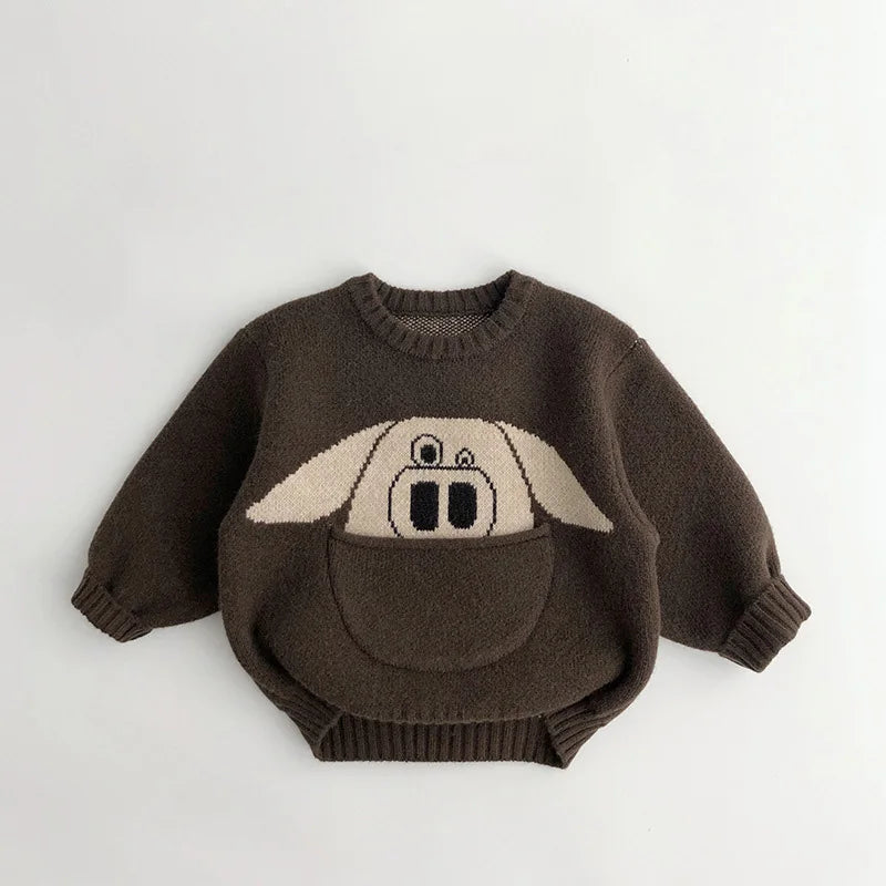 Mini Fashion™ - Sweter w zwierzątka - Odzież dziecięca