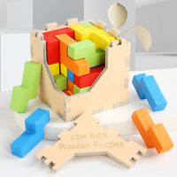 Thumbnail for Woods™ - Układanka Tetris 3D - Drewniane puzzle geometryczne