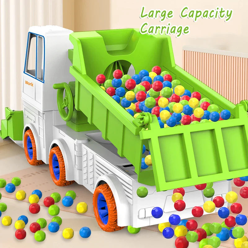 Power Mixer Truck™ – Zabawa w obracanie i budowanie - Zabawkowy pojazd budowlany