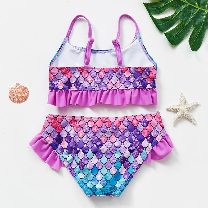 Mini Fashion™ - Kostium kąpielowy dla dziewczynki - Strój kąpielowy
