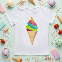 Thumbnail for Boys & Girls Summer Tee – Komfort i zabawa – koszulka dziecięca z zabawnym nadrukiem