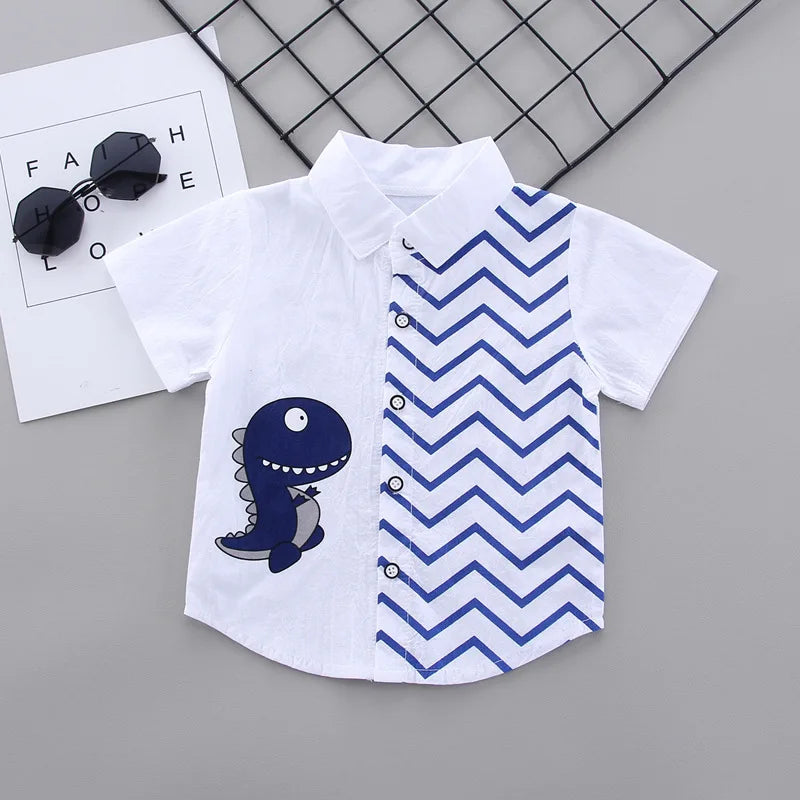 Mini Fashion™ - Zestaw odzieży z dinozaurem - Ubranka dziecięce