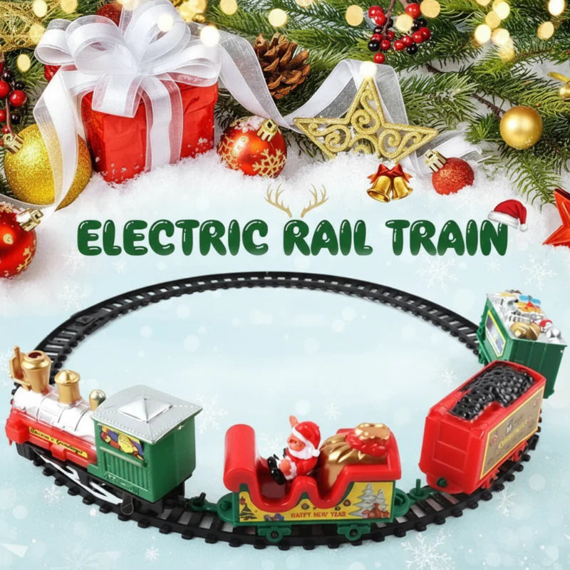 XmasTrain – Świąteczny i zabawny – elektryczny zestaw kolejowy na Boże Narodzenie