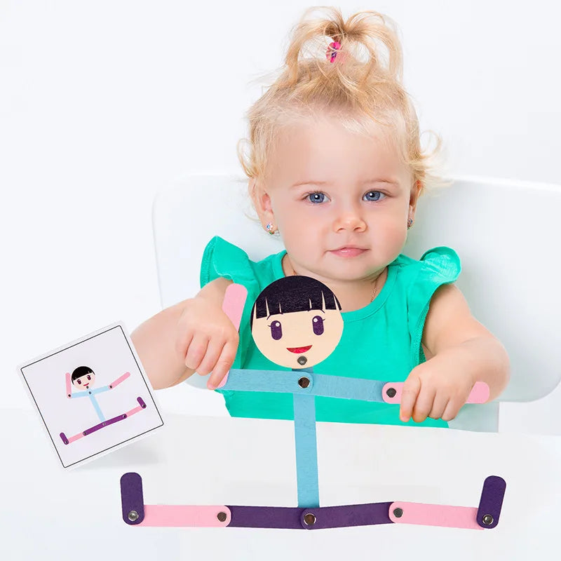PlayGrow - Rozwój poprzez zabawę – puzzle Montessori Sportowiec