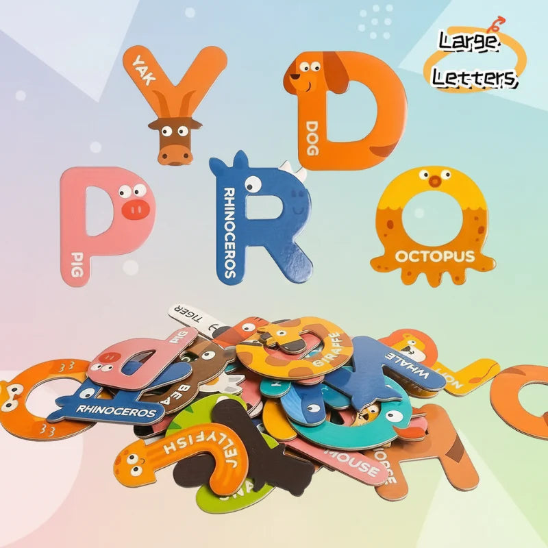 Magnetic Alphabet – Nauka i zabawa – zestaw liter z magnesami