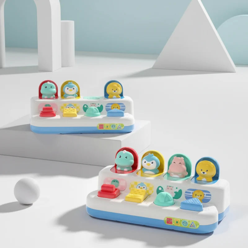 Pop Up Activity Toy – Odkrywanie i nauka – zabawki sensoryczne dla niemowląt