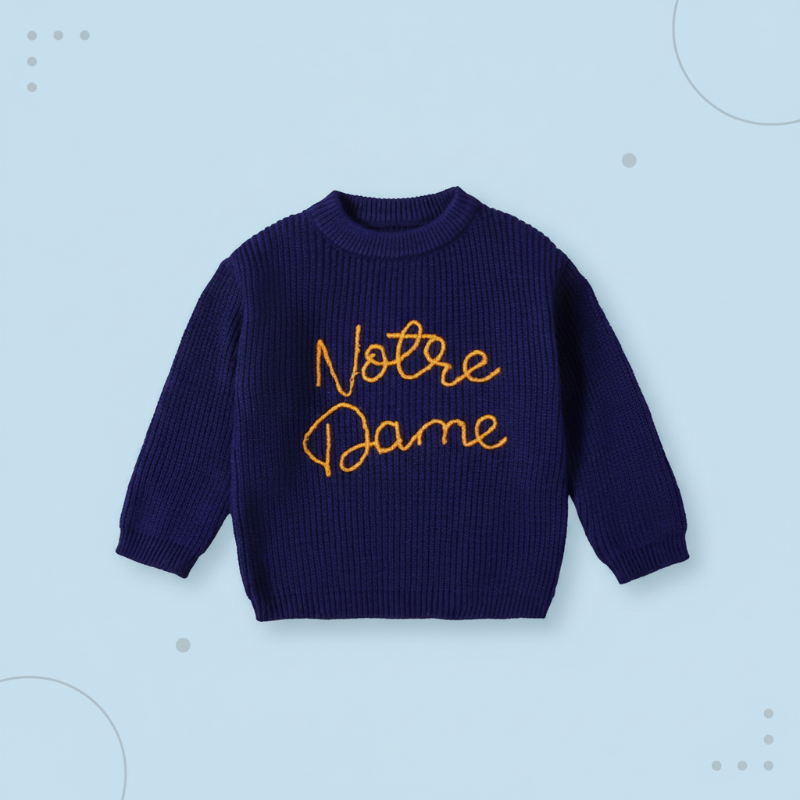 WarmWeave – Wygodny i zabawny – sweter „Notre Dame”