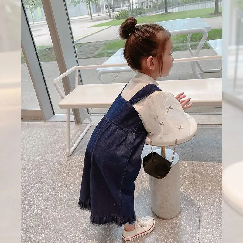 Mini Fashion™ - Dziecięce ogrodniczki - Spodnie na szelkach
