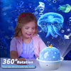 CosmoGlow – Marzycielski i kreatywny – lampka nocna Galaxy Projector z obrotem o 360°