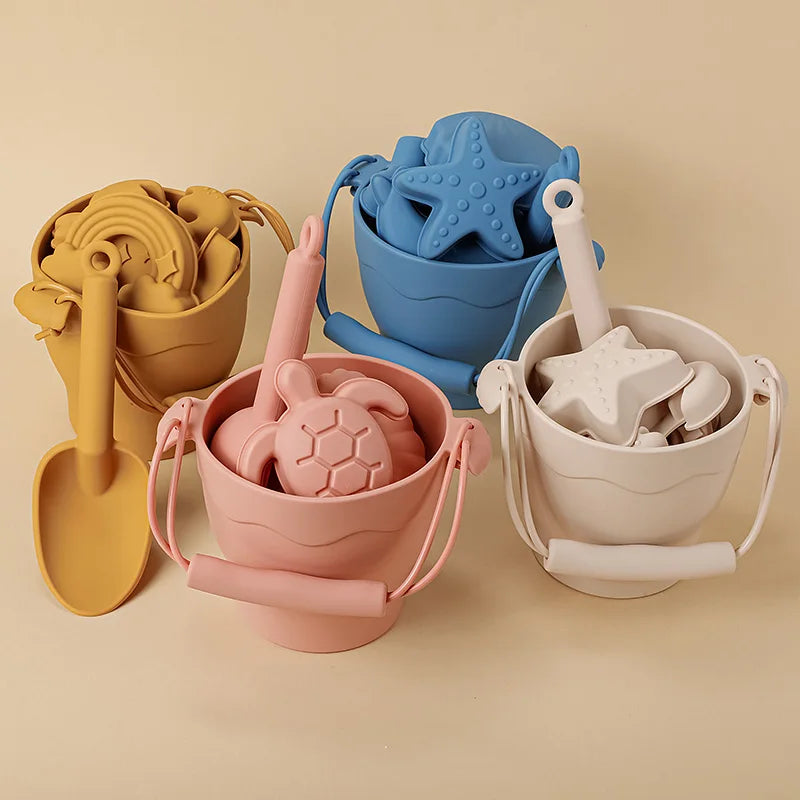 Silicone Beach Set™ - Silikonowy zestaw zabawek do piasku