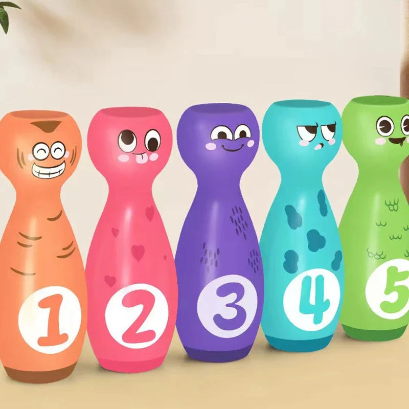 Bowling Game Set - Kolorowy i zabawny – zestaw do gry w kręgle