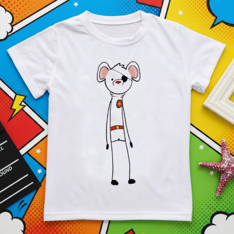 Boys & Girls Summer Tee – Komfort i zabawa – koszulka dziecięca z zabawnym nadrukiem