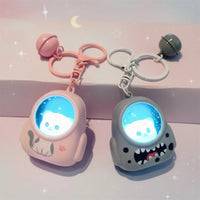 Thumbnail for Glowing Astronaut Charm – Urocza i świecąca – zawieszka do torby „Astronauta”