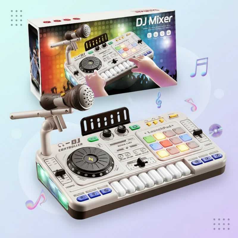 MiniDJ – Muzyczne i interaktywne – zabawka DJ Mixer