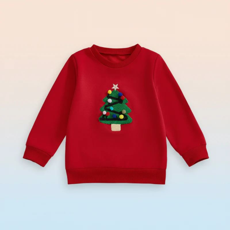 FrostyFit – Ciepły i przytulny – czerwony świąteczny sweter