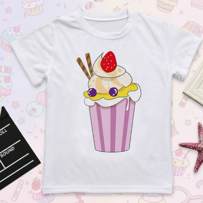 Boys & Girls Summer Tee – Komfort i zabawa – koszulka dziecięca z zabawnym nadrukiem