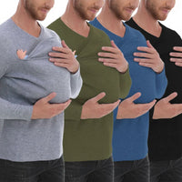Thumbnail for Kangaroo Pocket Shirt – Komfort i wygoda – koszulka z nosidełkiem dla mężczyzn
