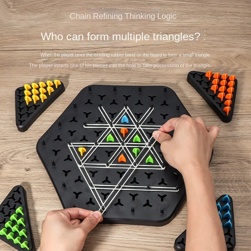 Triangle Tactics™ - Strategiczna gra planszowa - Edukacyjna zabawka