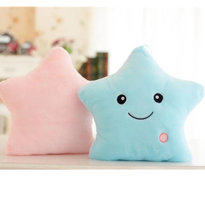 Glow Star Pillow™ – Gwiezdna zabawa w łóżku - świecąca poduszka Cuddly