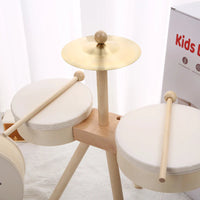 Thumbnail for Kids Wooden Drum Toy – Muzyka i kreatywność – zestaw perkusyjny