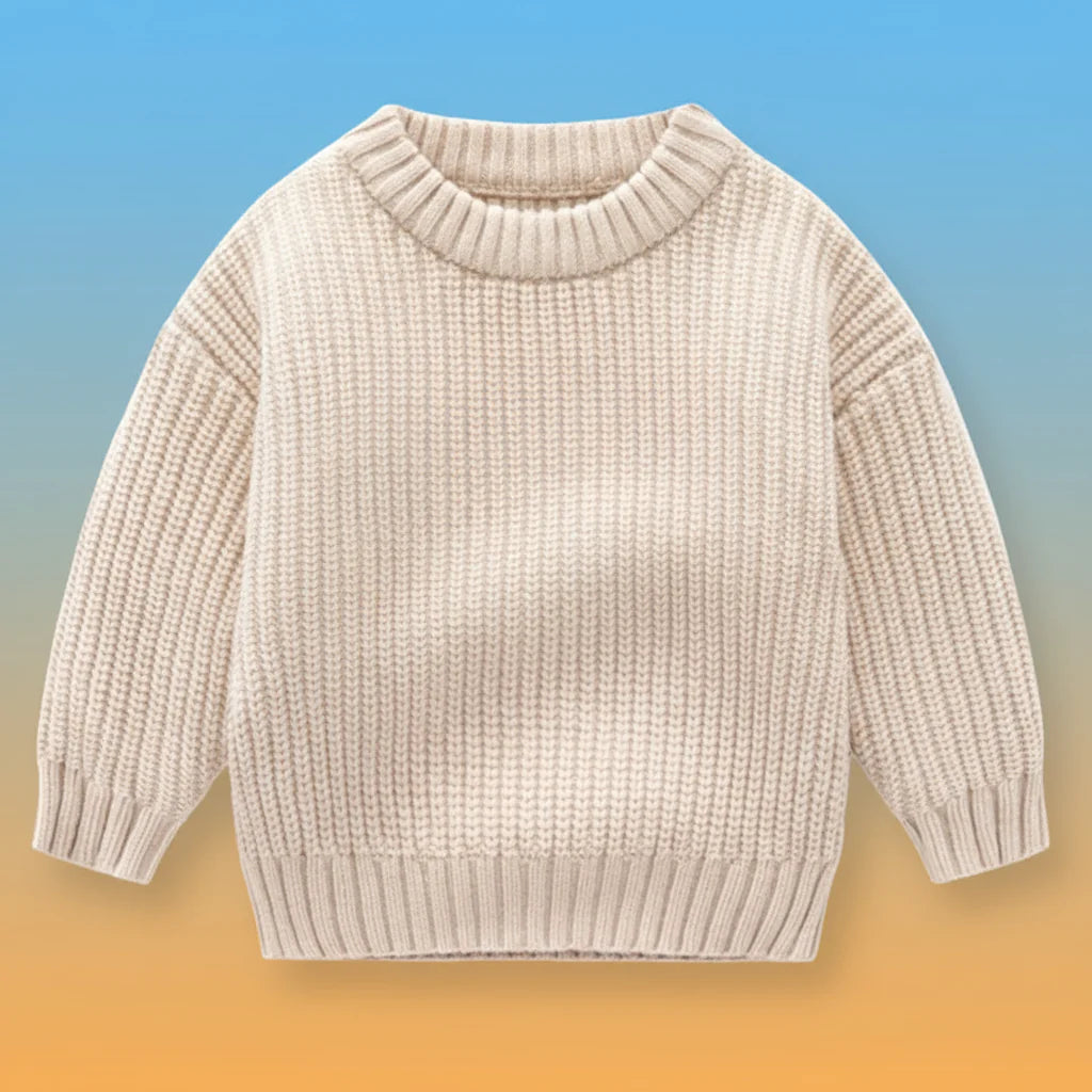 PureSoft – Classic & Cozy - Solidny sweter z dzianiny