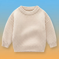 Thumbnail for PureSoft – Classic & Cozy - Solidny sweter z dzianiny