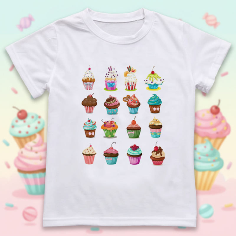 Boys & Girls Summer Tee – Komfort i zabawa – koszulka dziecięca z zabawnym nadrukiem