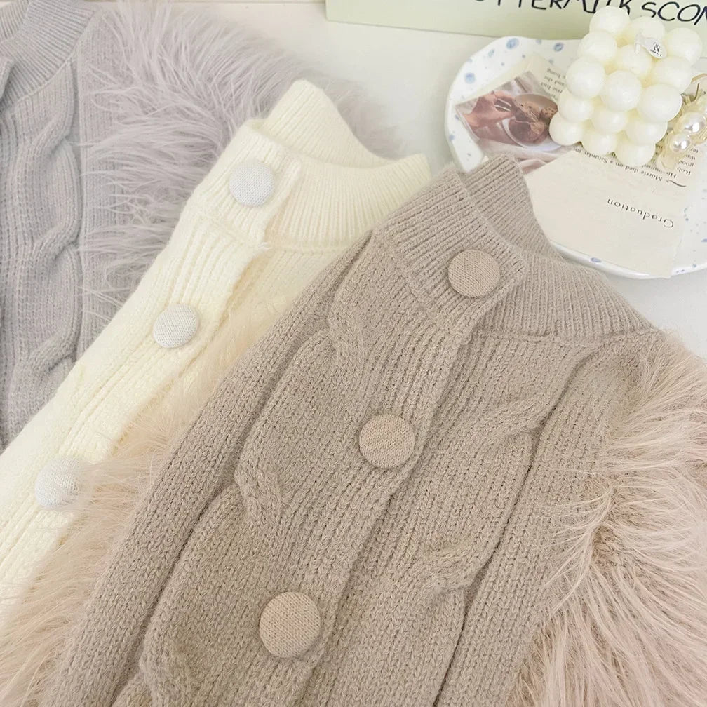 Mini Fashion™ - Sweterek zimowy dla dziewczynek - Odzież dla dzieci