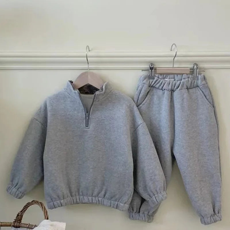 Mini Fashion™ - Dres polarowy z zamkiem błyskawicznym - Odzież