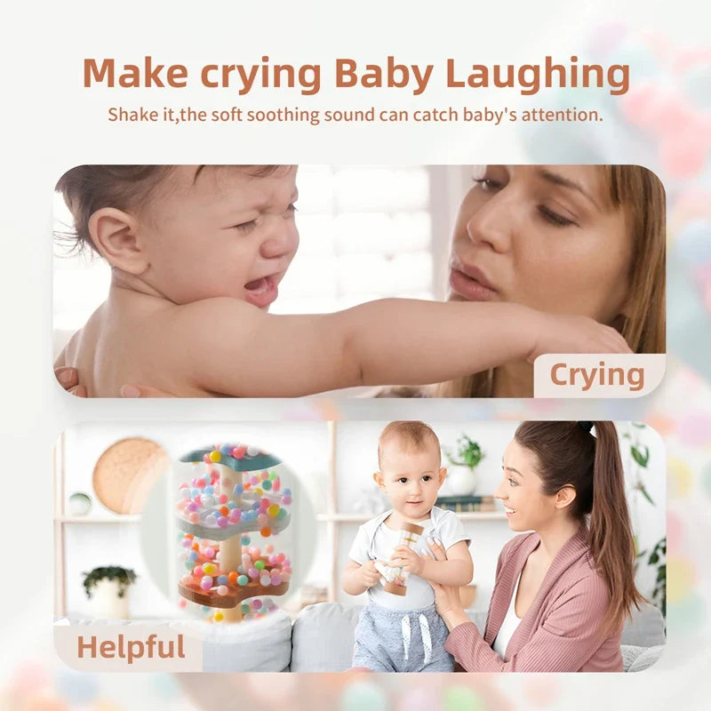 Baby Rain Stick™ - Deszczowa grzechotka - Zabawka sensoryczna