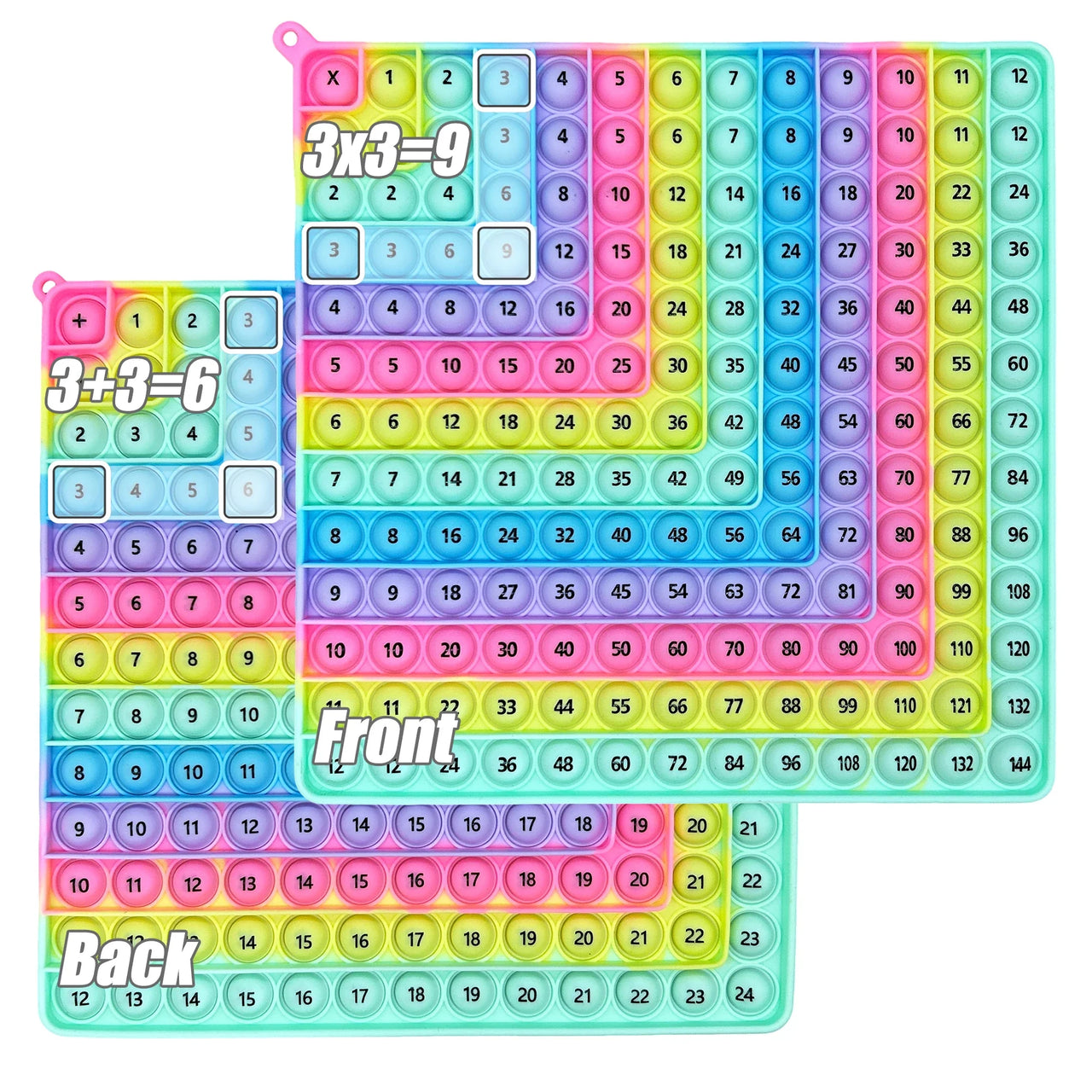 Multicolor Fidget Board™ - Poprawa umiejętności liczenia - Reken Fidget Board