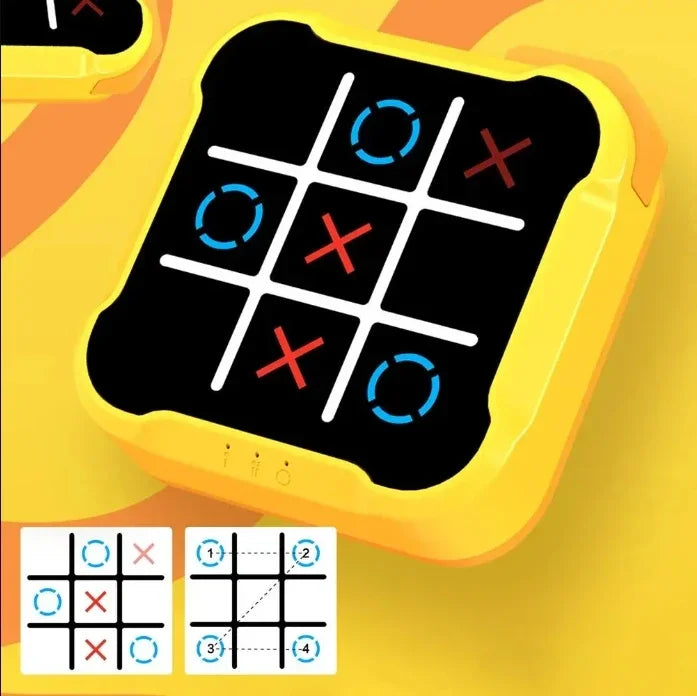 Tic Tac Toe Game™ - Wzmocnienie pamięci i umiejętności rozwiązywania problemów - Elektroniczny Boter-Kaas & Eggs