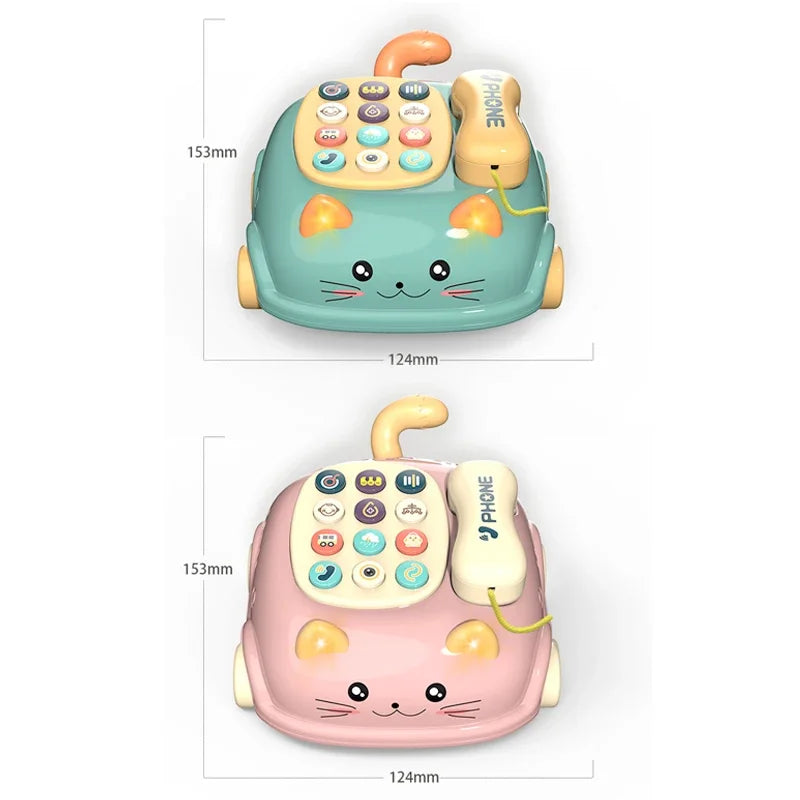 Musical Baby Phone™ - Muzyczny telefon - Zabawka sensoryczna