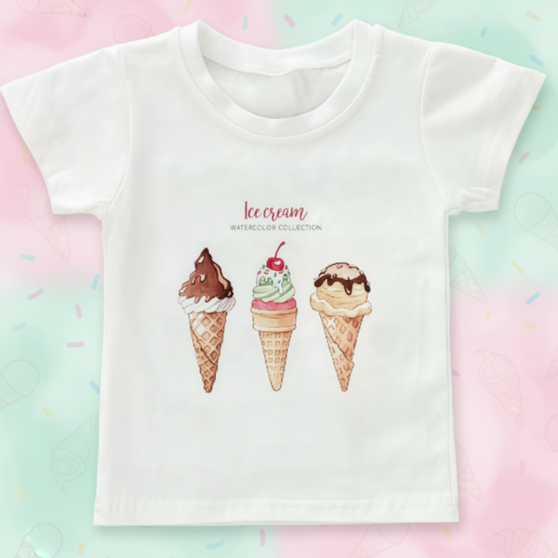 Boys & Girls Summer Tee – Komfort i zabawa – koszulka dziecięca z zabawnym nadrukiem