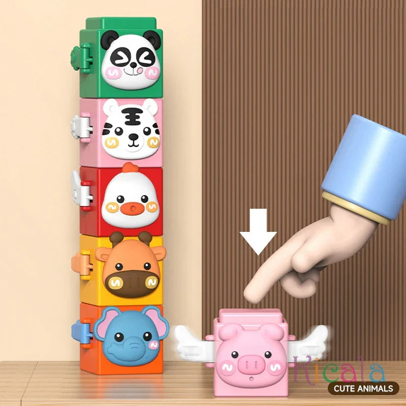 StackAnimals – Zabawne i edukacyjne – zestaw do układania zwierząt