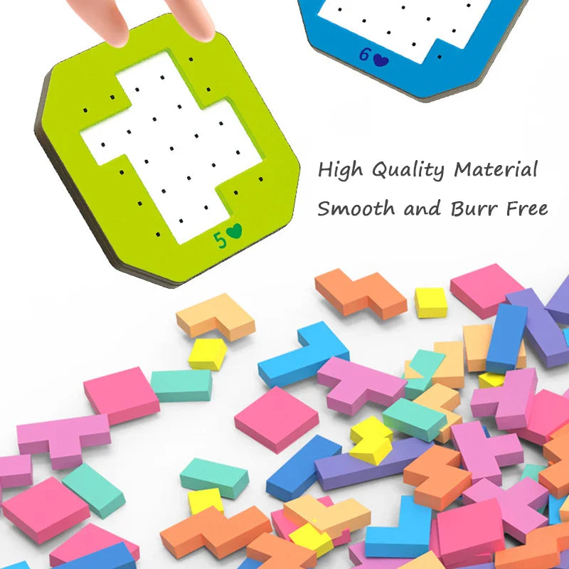 Colorful Tangram Puzzle™ - Kreatywność i nauka - Układanka Tangram