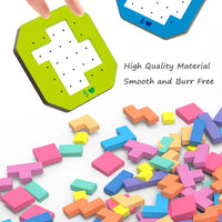 Thumbnail for Colorful Tangram Puzzle™ - Kreatywność i nauka - Układanka Tangram