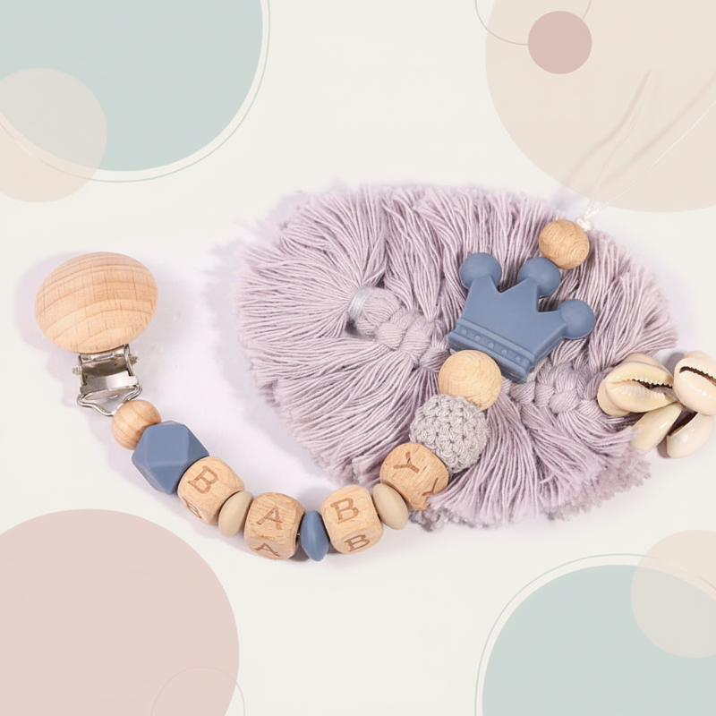 Personalized Pacifier Chain – Bezpiecznie i stylowo – spersonalizowany łańcuszek do smoczka