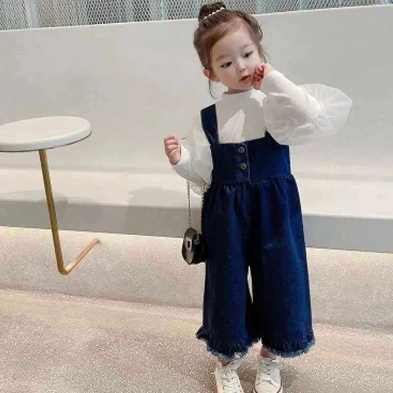 Mini Fashion™ - Dziecięce ogrodniczki - Spodnie na szelkach