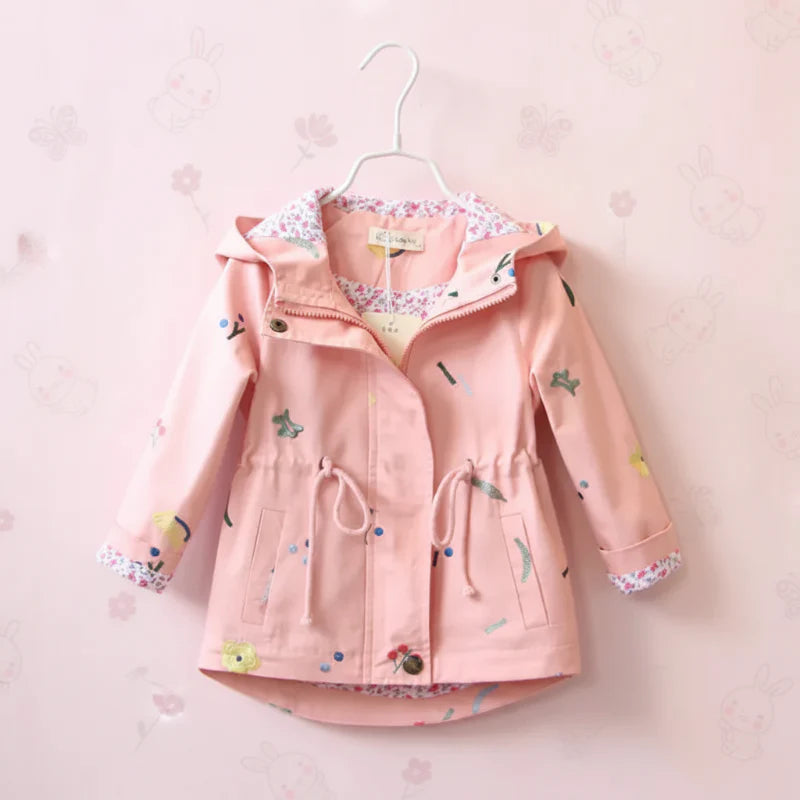 Girls Windbreaker Jacket – Lekka i stylowa – kurtka dziecięca