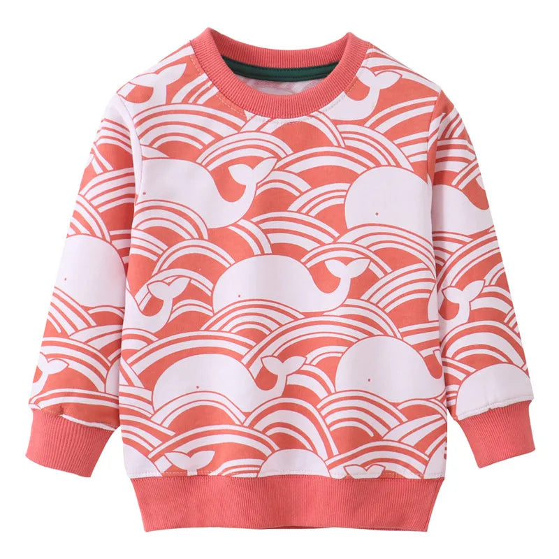 Mini Fashion™ - Sweter z wielorybem - Odzież dziecięca