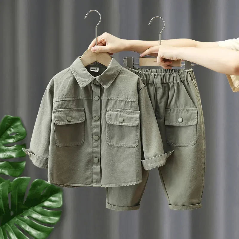 Mini Fashion™ - 2-częściowy zestaw jesienny - Odzież dziecięca