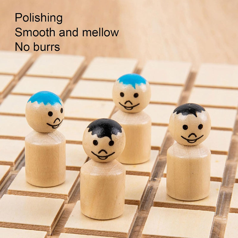 Wooden Chess Puzzle Game – Strategia i myślenie – gra planszowa