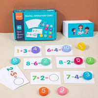 Thumbnail for Math Tokens™ - Karty matematyczne dla dzieci - Zabawka edukacyjna