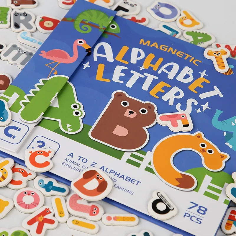 BusyBrain – Nauka angielskich słówek i matematyka – Alfabet i cyfry Książka z łamigłówkami